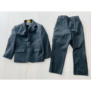 Boy's Blazer Jacket and Pants Suit Black ( 3 )